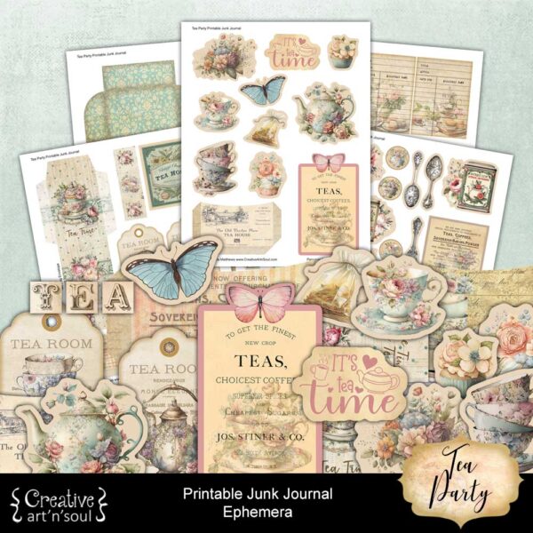 Printable Junk Journal Elements & Ephemera