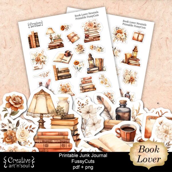 Printable Junk Journal Stickers