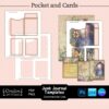 Printable Junk Journal Pocket Templates