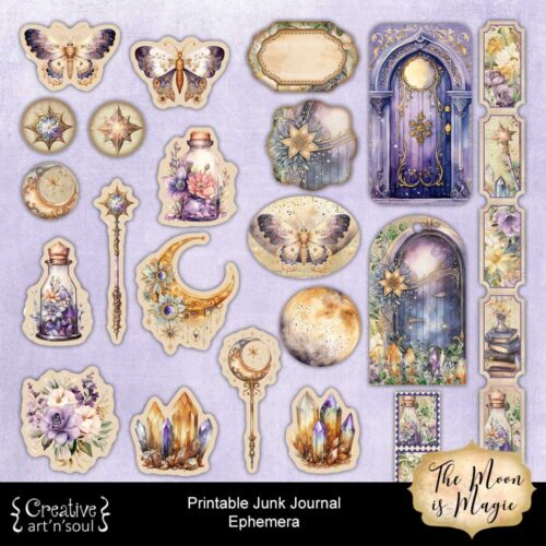 Printable Junk Journal Elements & Ephemera