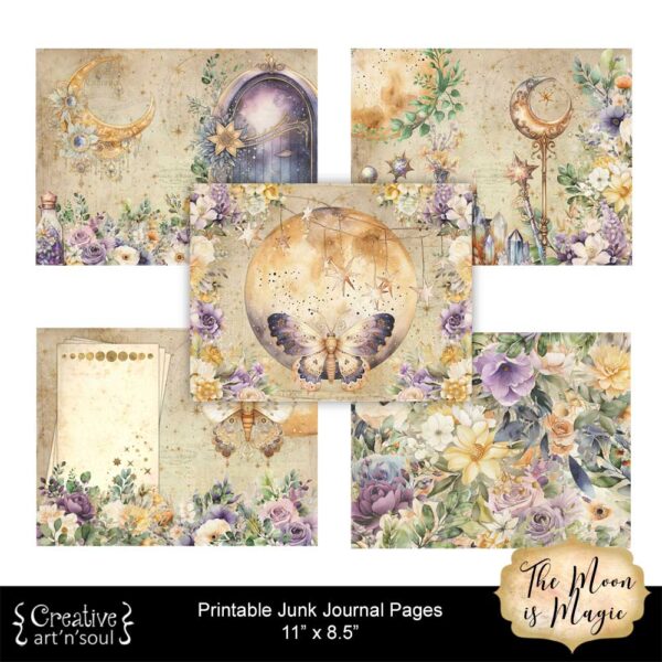 Printable Junk Journal Paper