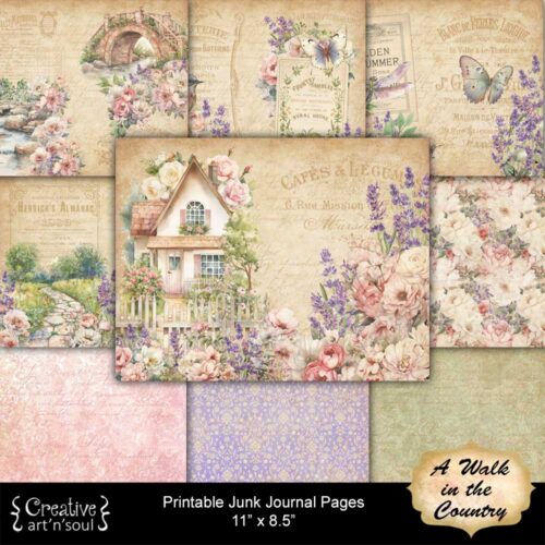 Printable Junk Journal Paper