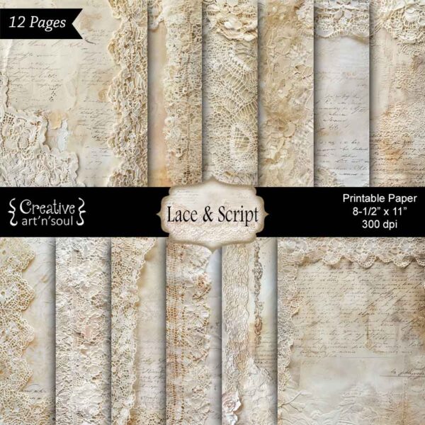 Printable Junk Journal Paper