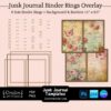Printable Junk Journal Binder Rings Template