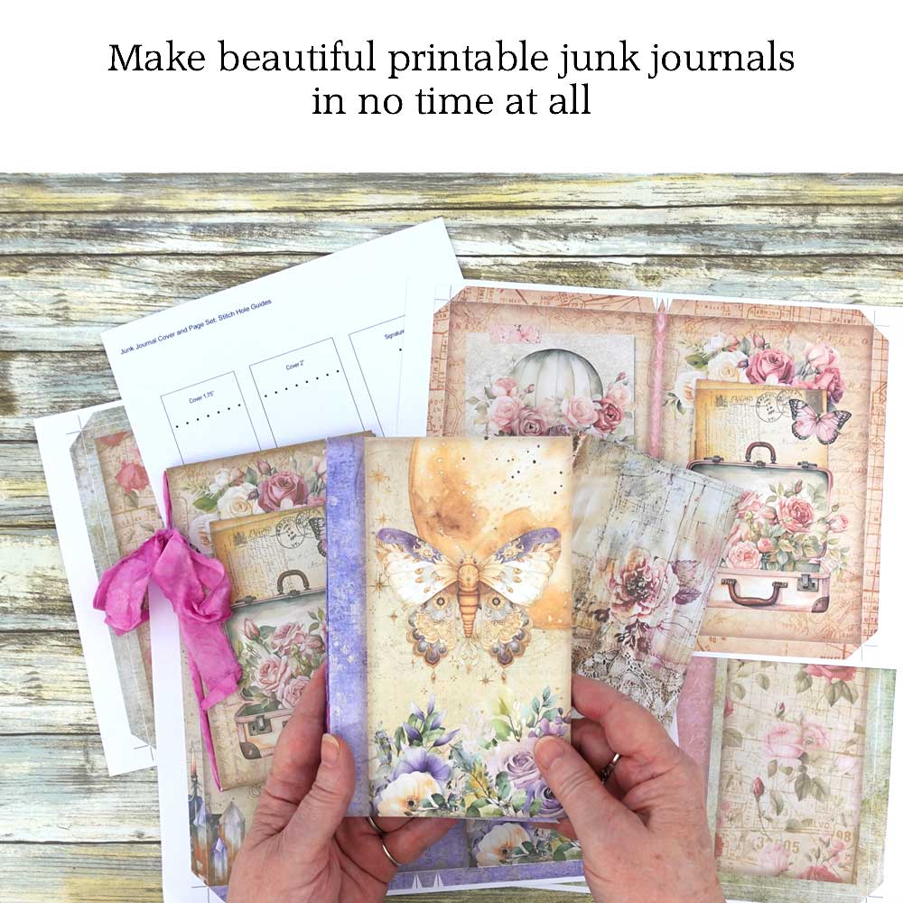 Printable Junk Journal Templates Printable Junk Journal Templates