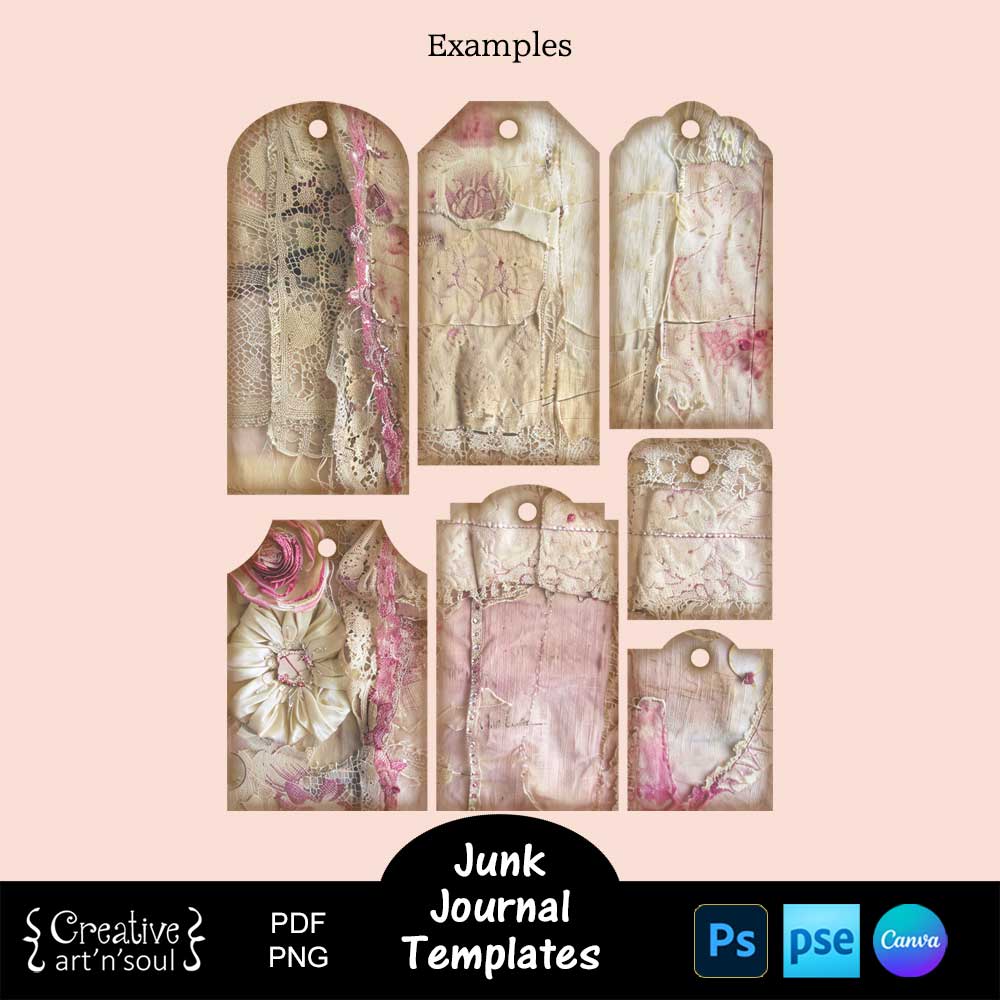 Printable Junk Journal Tag Templates Printable Junk Journal Tag Templates