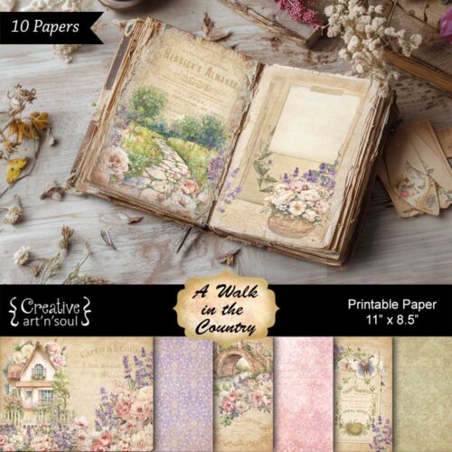Printable Junk Journal Paper