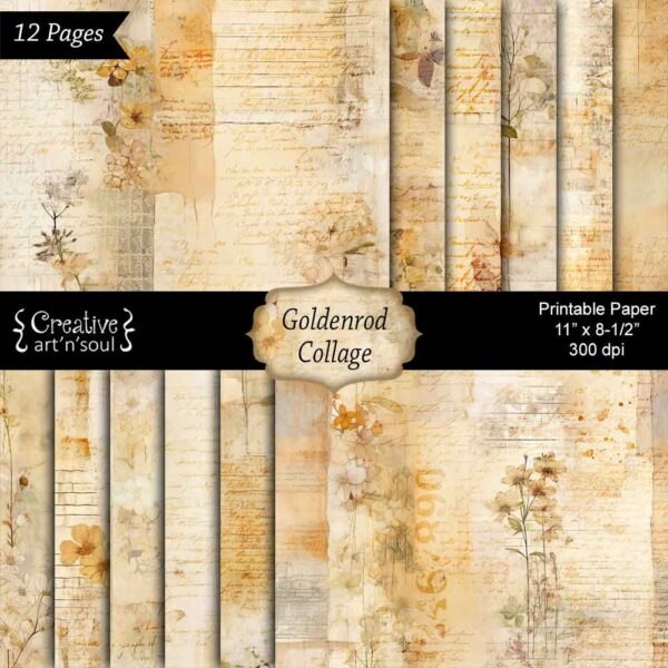 Printable Junk Journal Paper