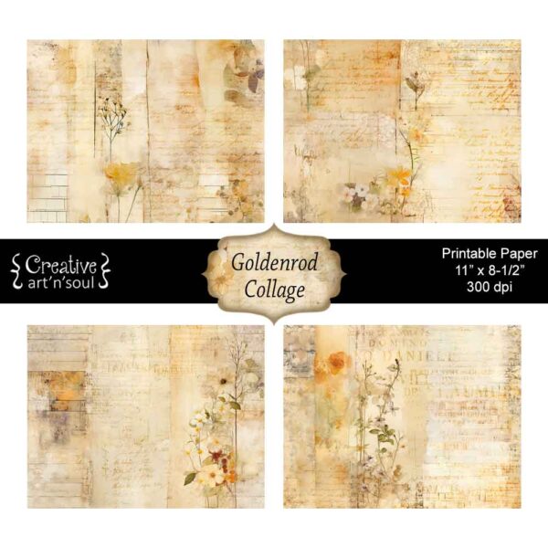 Printable Junk Journal Paper