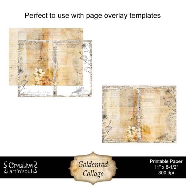 Printable Junk Journal Paper