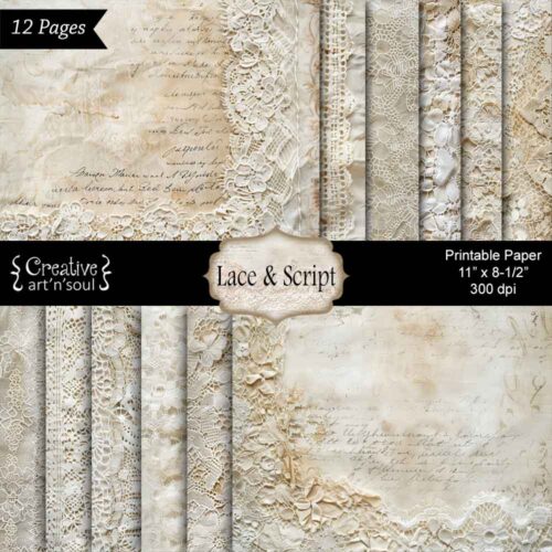 Printable Junk Journal Paper