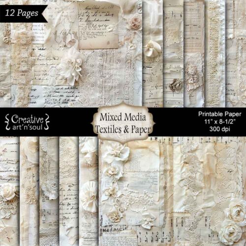 Printable Junk Journal Paper