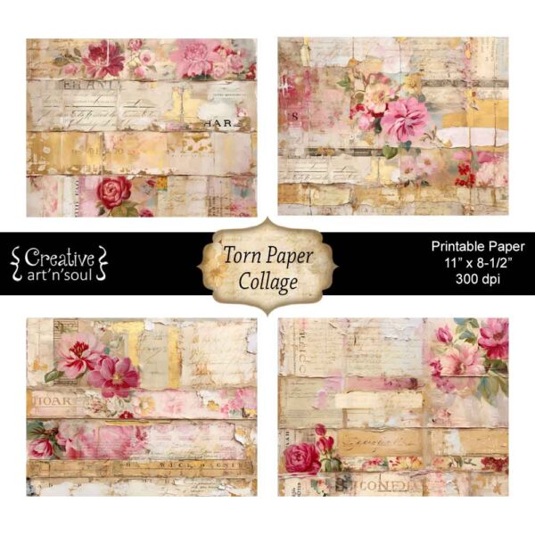 Printable Junk Journal Paper