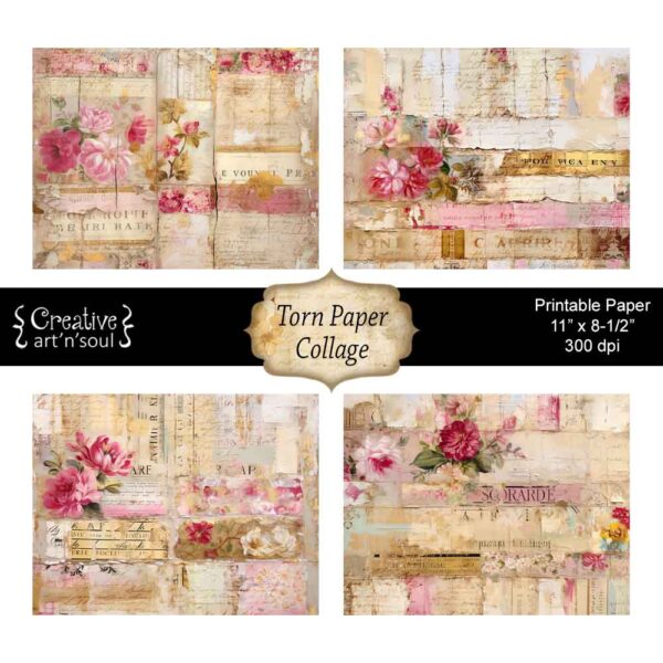 Printable Junk Journal Paper