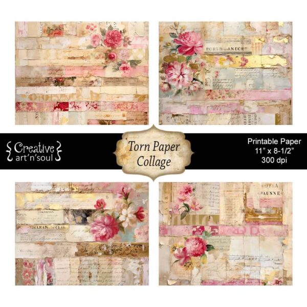 Printable Junk Journal Paper