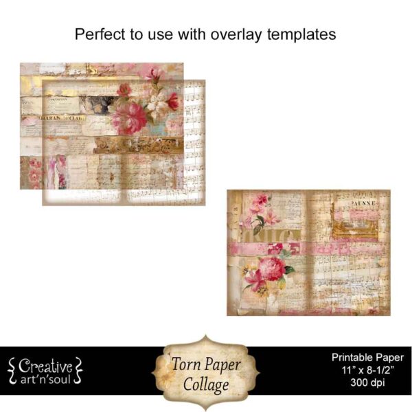 Printable Junk Journal Paper
