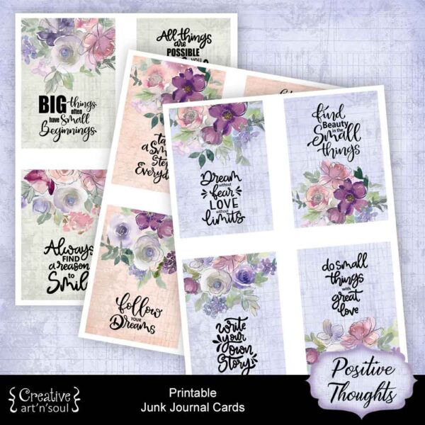 Printable Junk Journal Cards