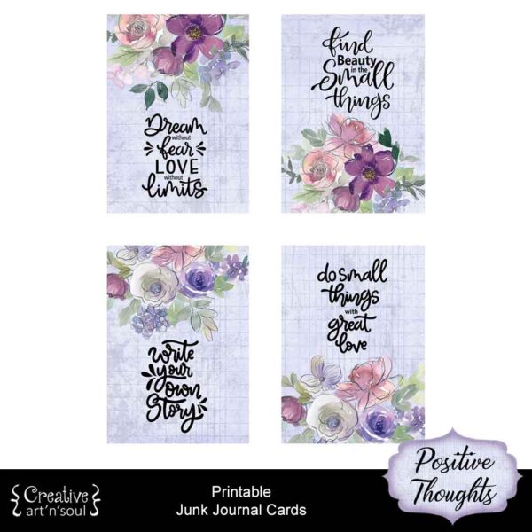 Printable Junk Journal Cards