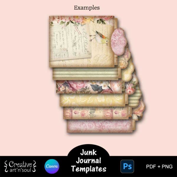 Printable Junk Journal Templates