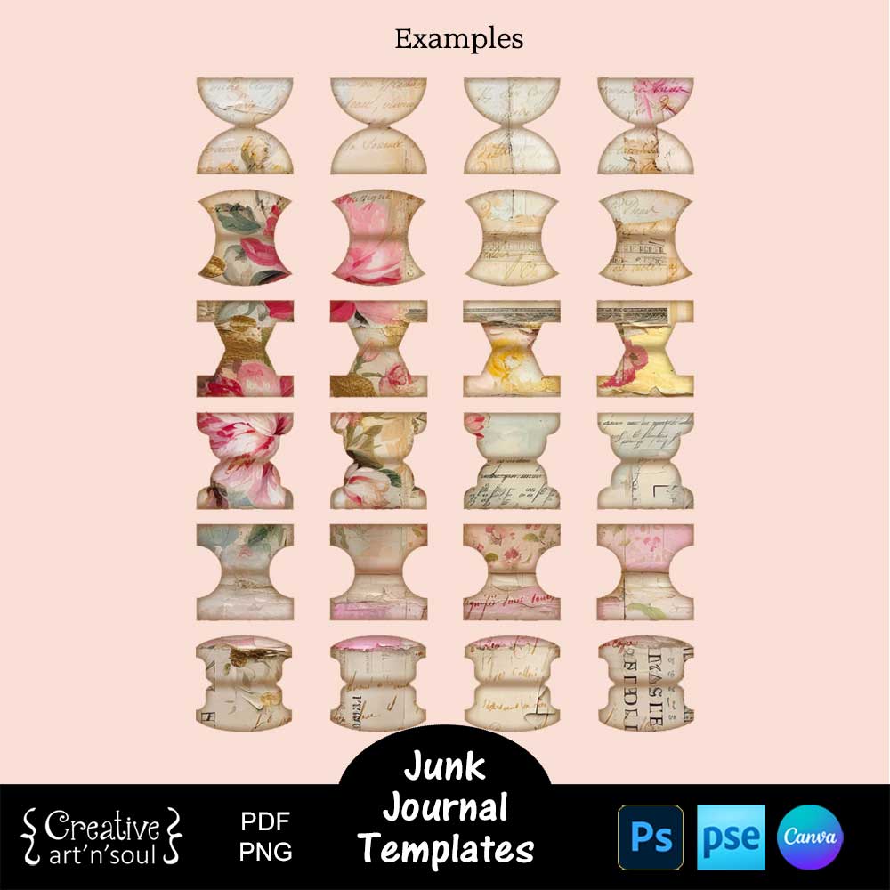 Printable Junk Journal Template Printable Junk Journal Template