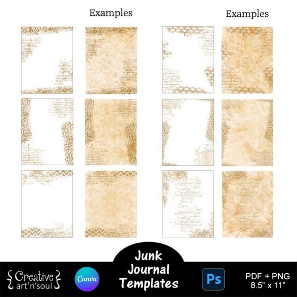 Printable Junk Journals Templates