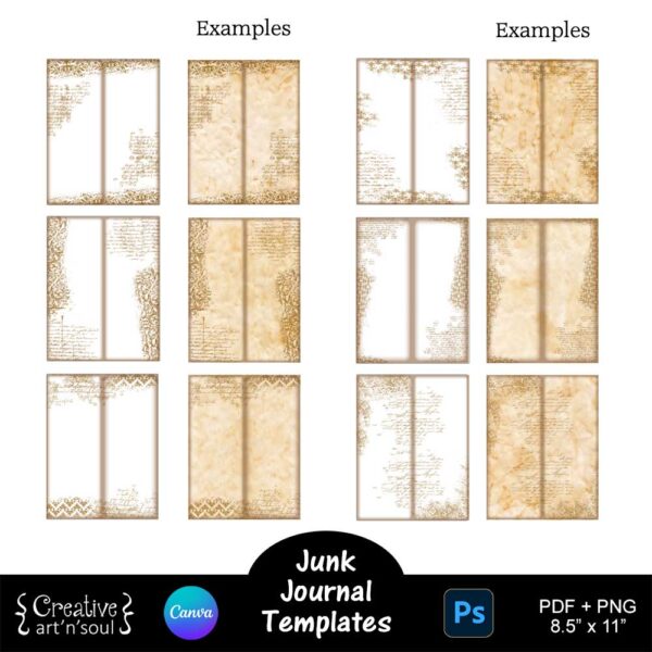 Printable Junk Journals Templates