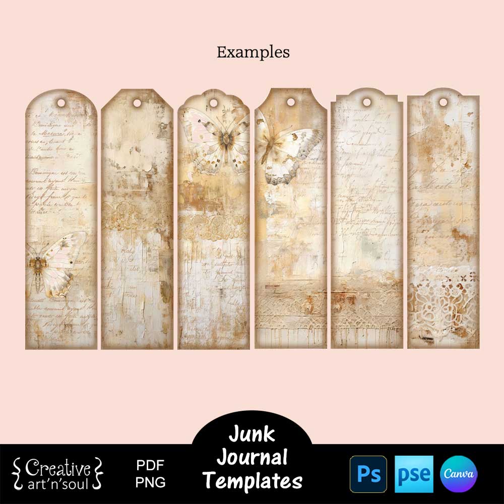 Printable Junk Journal Tag Templates Printable Junk Journal Tag Templates
