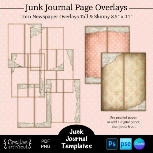 Printable Junk Journals Templates