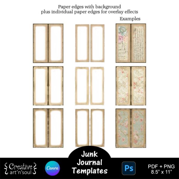 Printable Junk Journals Templates
