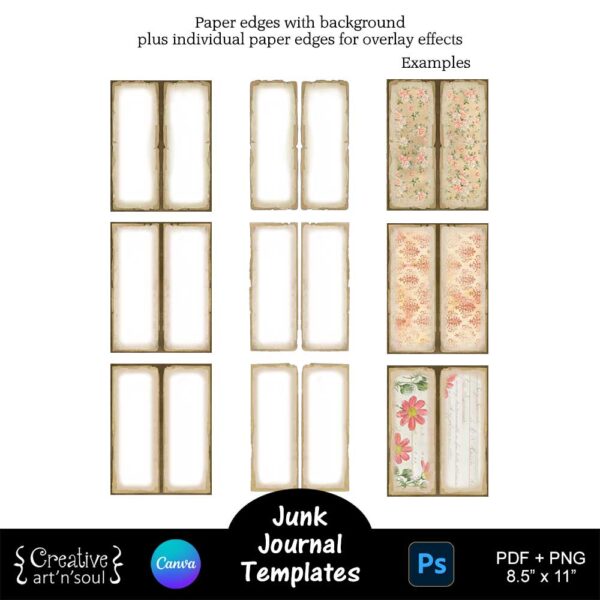 Printable Junk Journals Templates