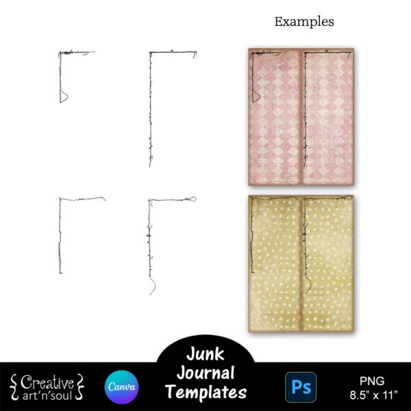 Printable Junk Journals Templates