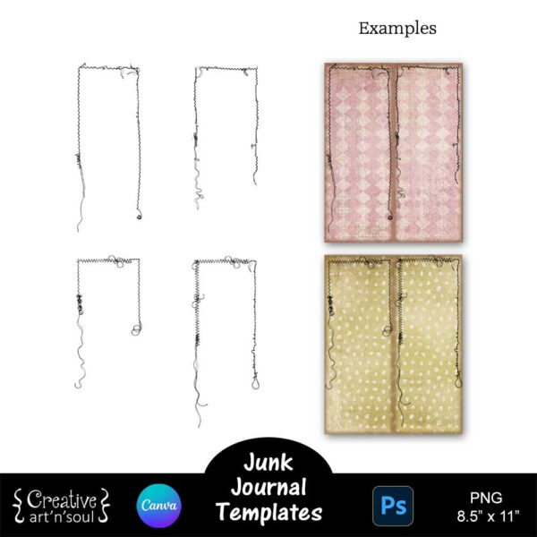 Printable Junk Journals Templates