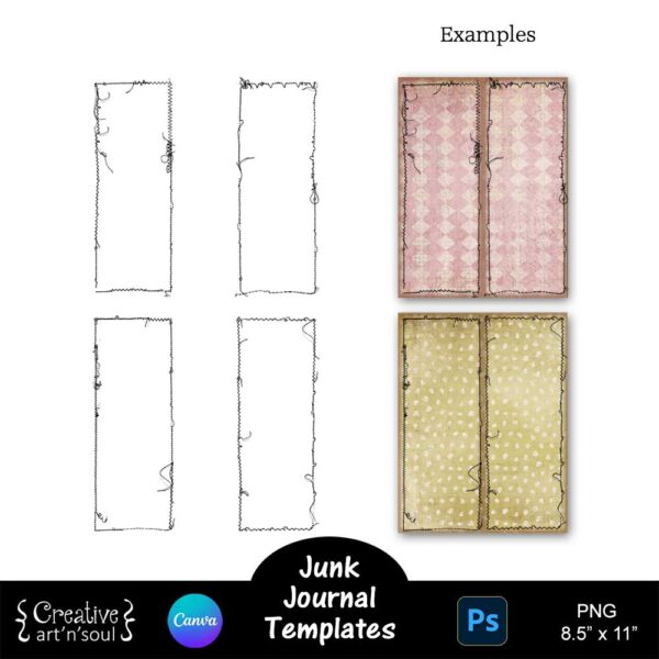 Printable Junk Journals Templates