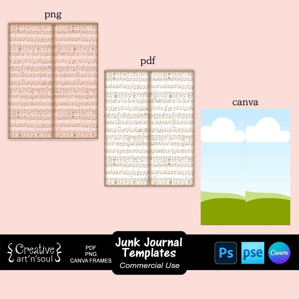 Printable Junk Journals Templates Printable Junk Journals Templates