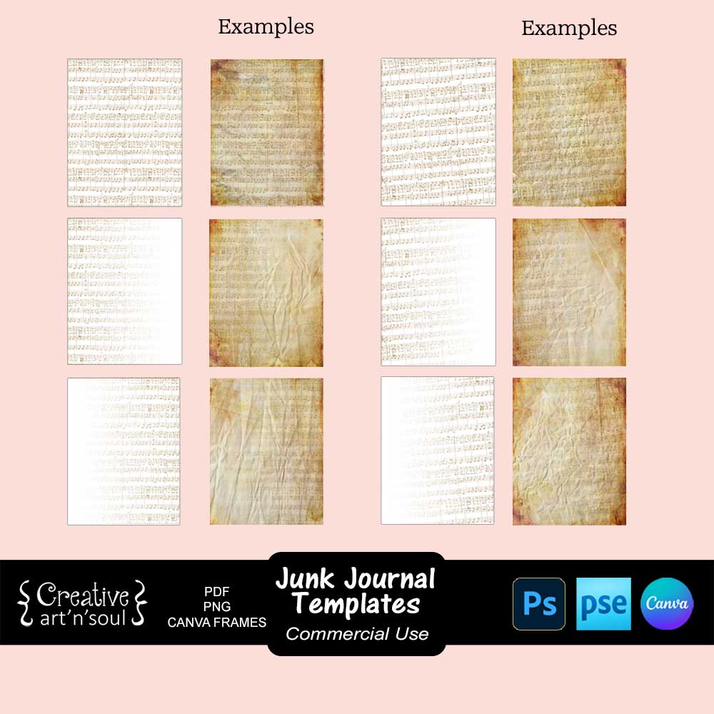 Printable Junk Journals Templates Printable Junk Journals Templates