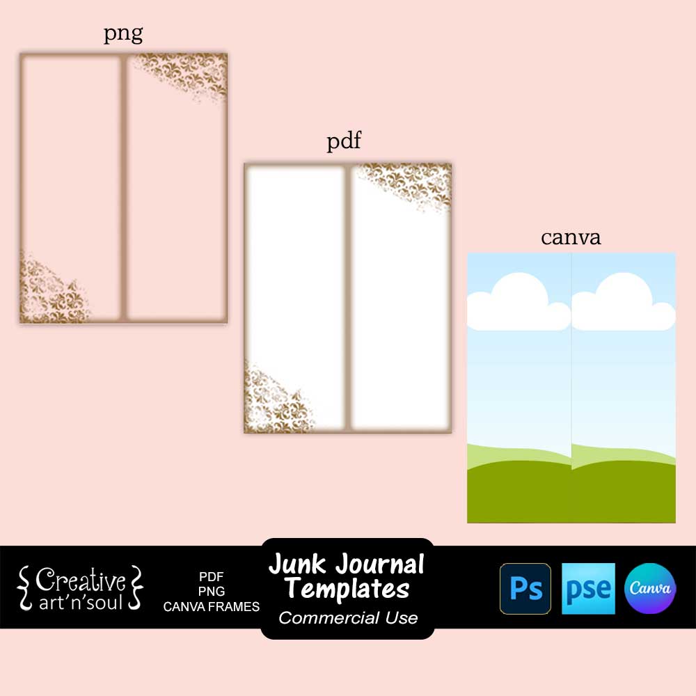 Printable Junk Journals Templates Printable Junk Journals Templates