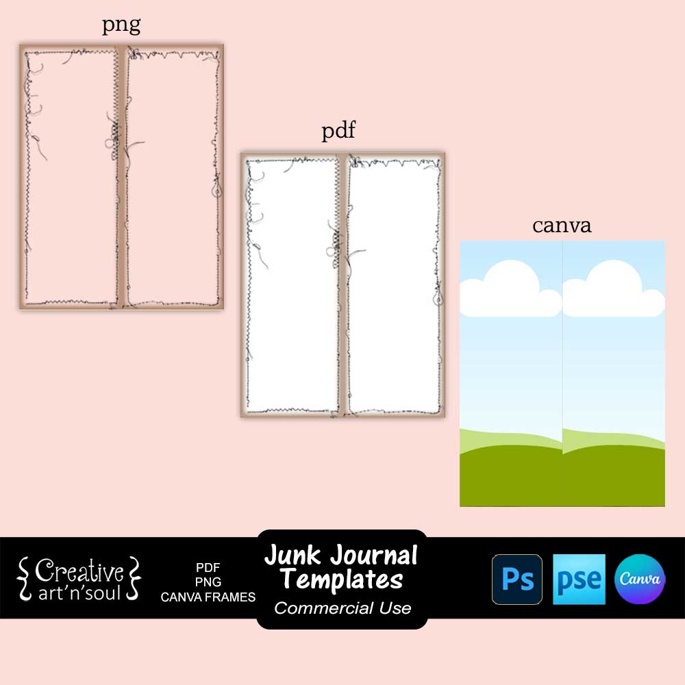 Printable Junk Journals Templates Printable Junk Journals Templates