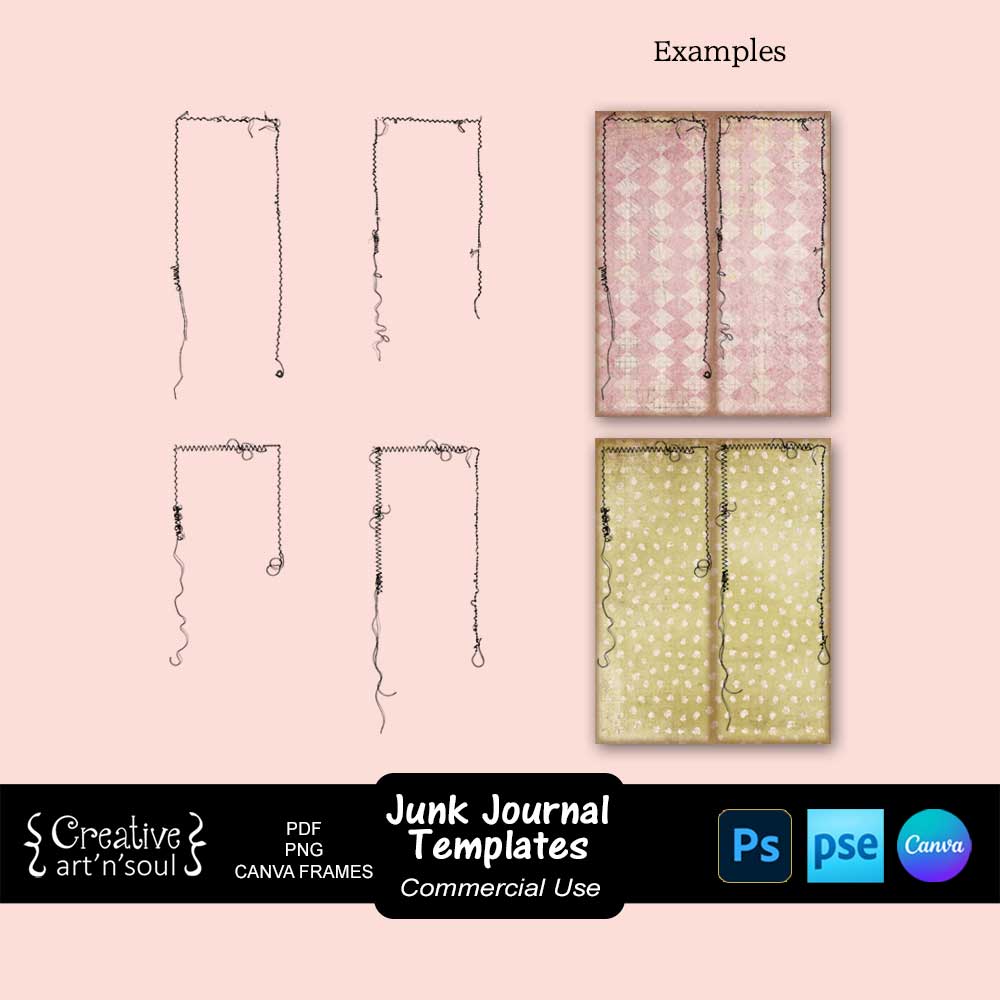 Printable Junk Journals Templates Printable Junk Journals Templates