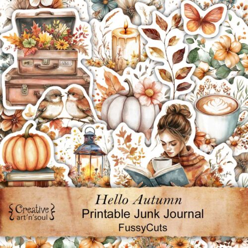 Printable Junk Journal Fussycuts