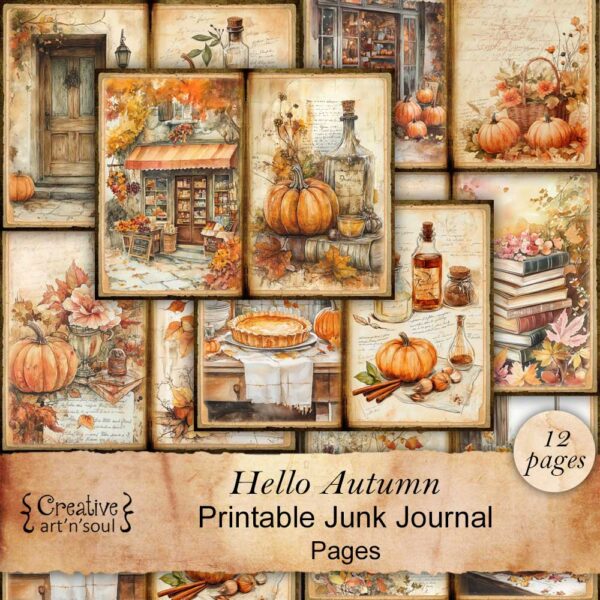 Printable Junk Journal Pages