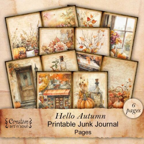 Printable Junk Journal Pages