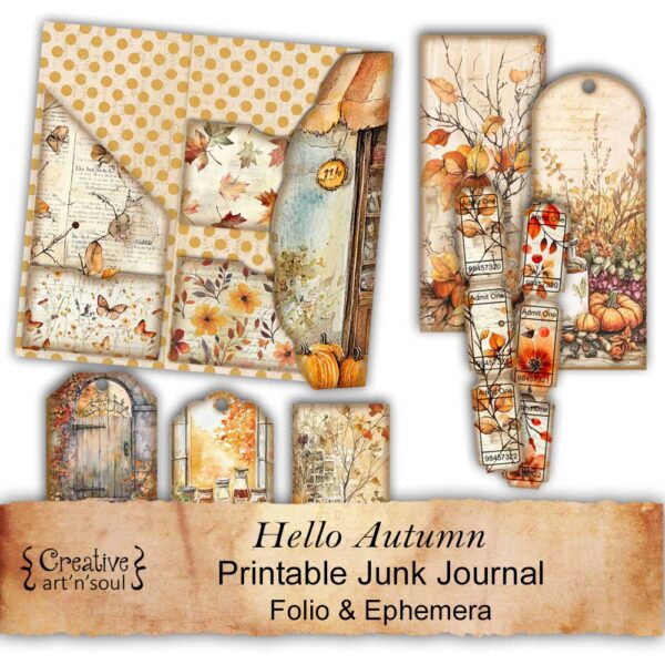 Printable Junk Journal Kit