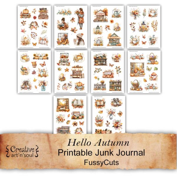 Printable Junk Journal Kit