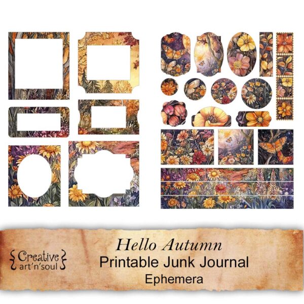Printable Junk Journal Kit