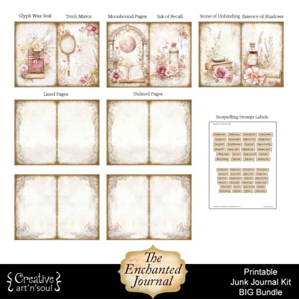 Printable Junk Journal Kit