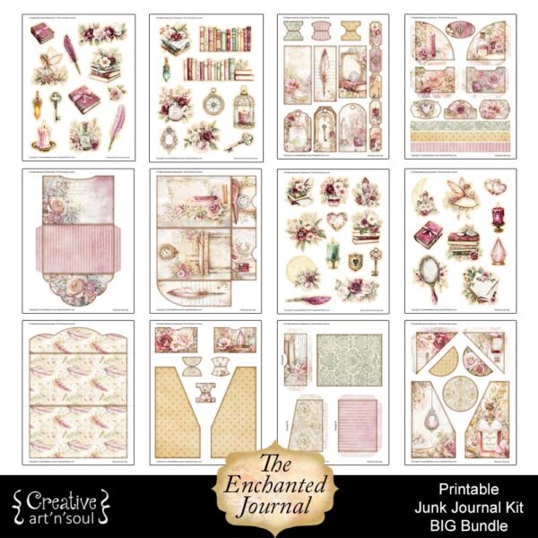 Printable Junk Journal Kit