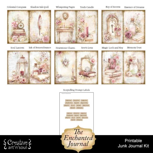 Printable Junk Journal Kit