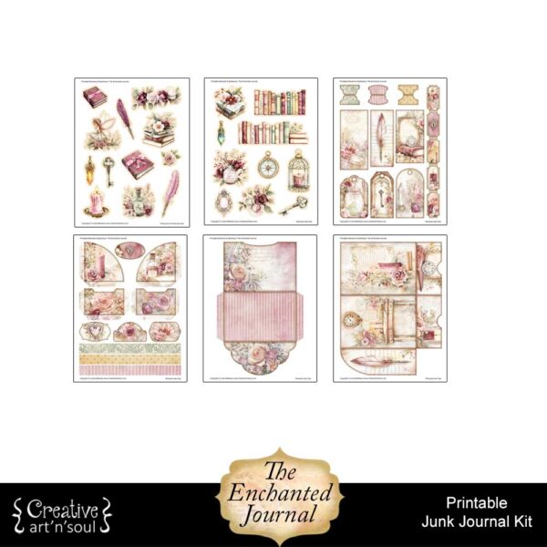Printable Junk Journal Kit