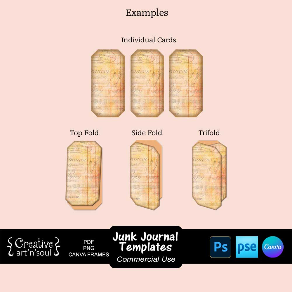 Printable Junk Journal Templates Printable Junk Journal Templates