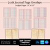 Printable Junk Journal Page Templates